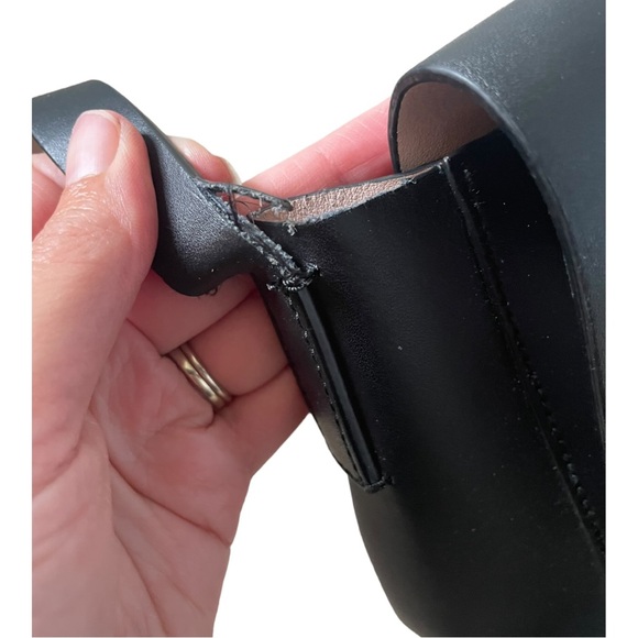 KATE SPADE Black and Light Pink Leather Crossbody Purse - Picture 12 of 13